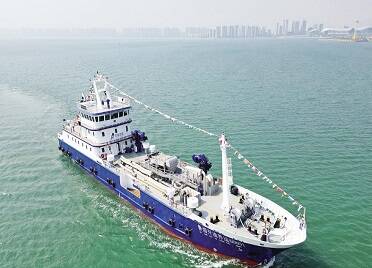国内最先进活鱼运输船在烟台黄渤海新区投用