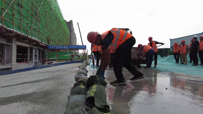 潍坊市坊子区：人员物资准备就绪 建筑工地安全度汛有保障