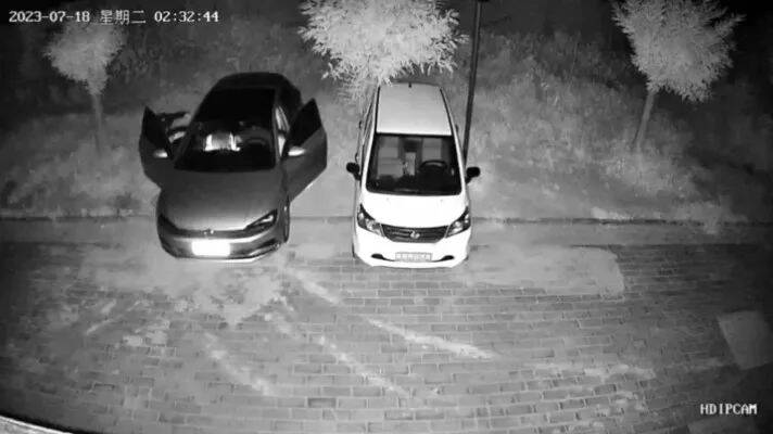 武城女子半夜起床发现自家车正被盗贼行窃 警民合力将5名窃贼抓获