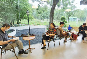 这就是淄博丨公园里的“城市书房”