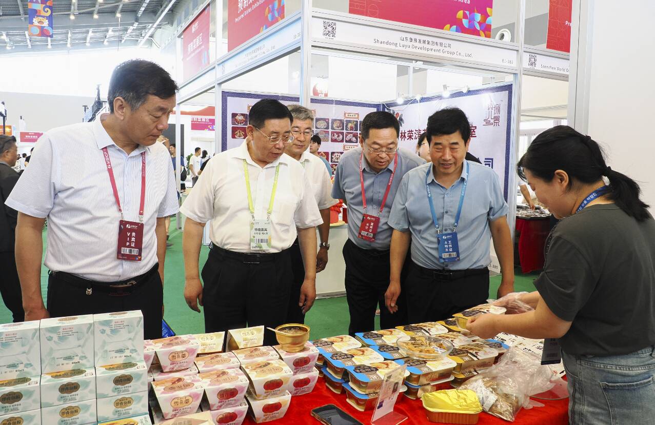 威海市海洋预制菜科技文化节暨威海海鲜品牌推介会在韩博会现场举办