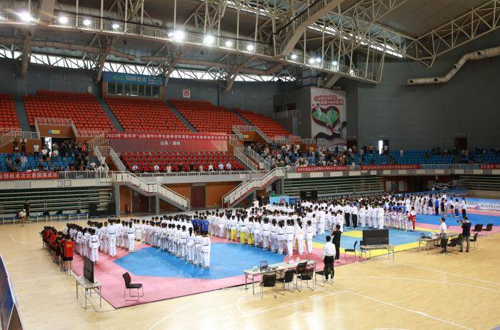 山东省中小学生跆拳道联赛暨省跆拳道俱乐部联赛在滨举行