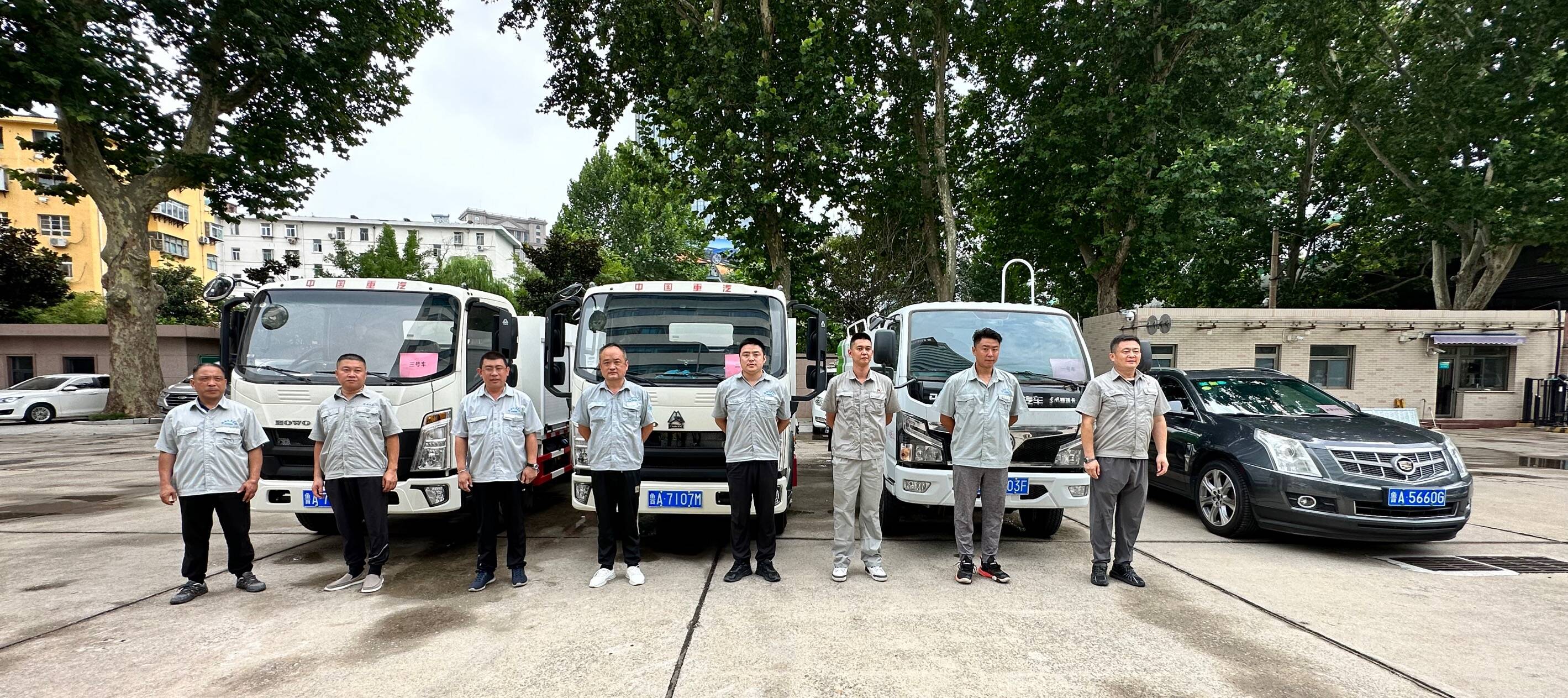 10辆送水车在路上 山东防汛供水救援队驰援河北涿州