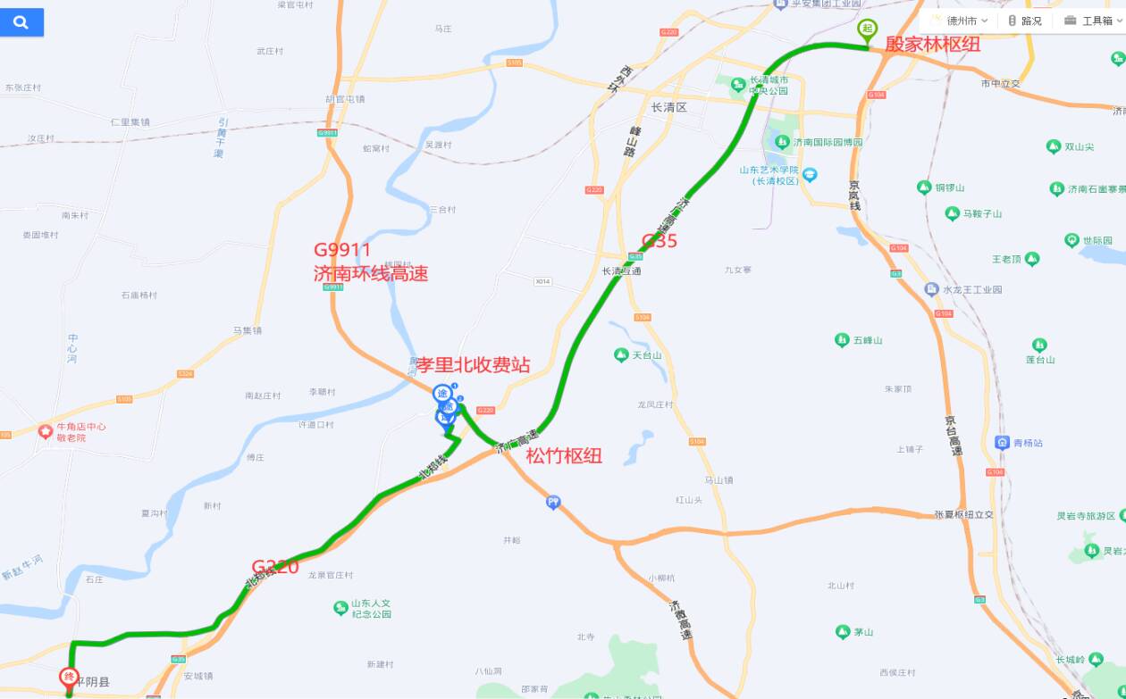 8月31日起至年底济南平阴收费站封闭 绕行路线看这里