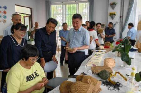 濟南市人社局來濱考察學習基層就業服務體系建設工作