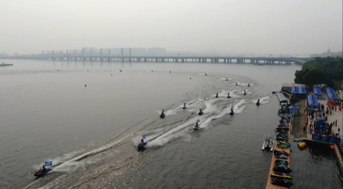 2023年中国摩托艇精英赛在临沂开幕