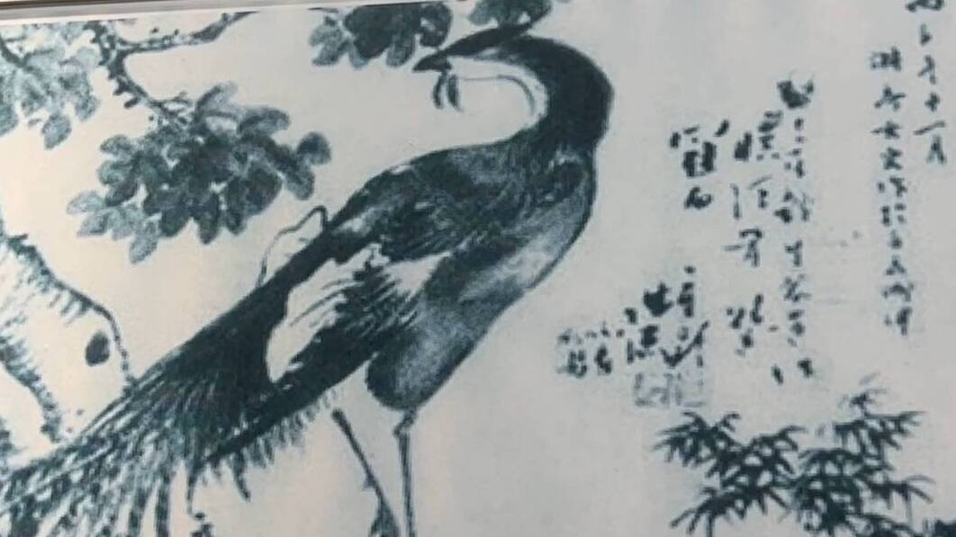 16岁办个人美术画展轰动济南 辛锐这幅工笔淡彩花鸟画惊艳了时光