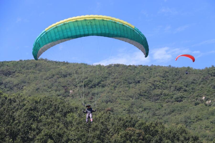 翱翔蓝天！2023山东省滑翔伞锦标赛暨第六届场地联赛举办
