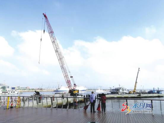 烟台芝罘湾广场码头项目预制构件全部完成