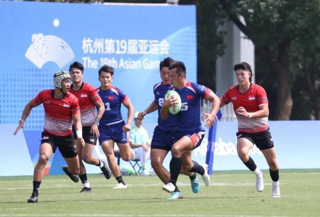 进四强！滨州球员单长顺率中国队打入亚运会男子七人制橄榄球半决赛