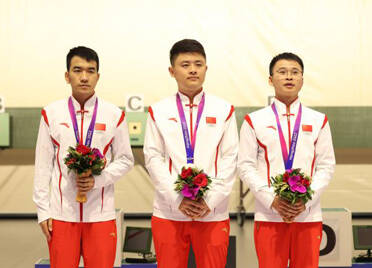 滨州运动员张博文获杭州亚运会男子射击10米气手枪团体银牌