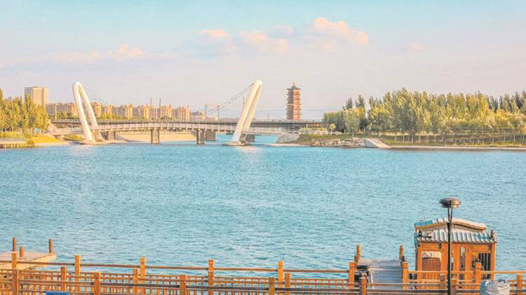 淄博市首个“汽车下乡”光伏充电站建成投运