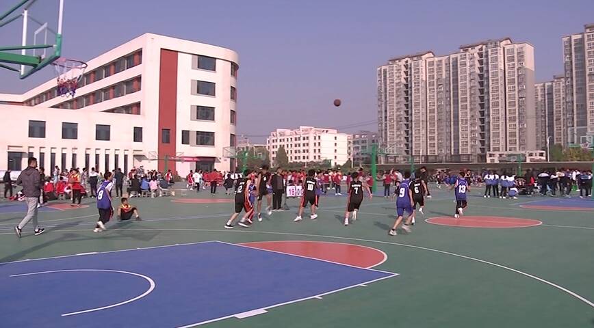 默契配合紧张激烈 金乡县2023年中小学生篮球比赛开赛