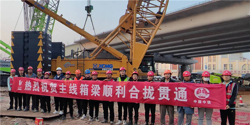 主线高架桥顺利合龙 青岛重庆路快速路项目加速冲刺跑