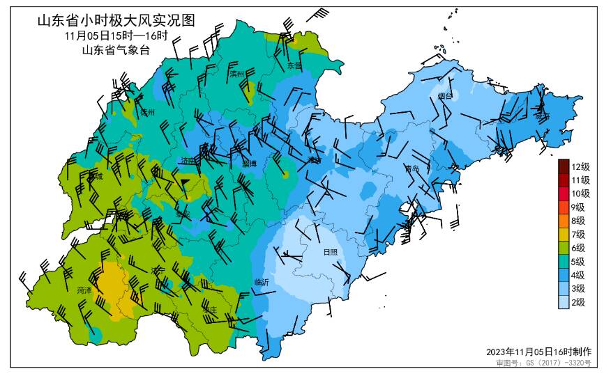 中北部局部已降暴雨！山东继续发布寒潮蓝色预警 未来两天最低温或降至0℃