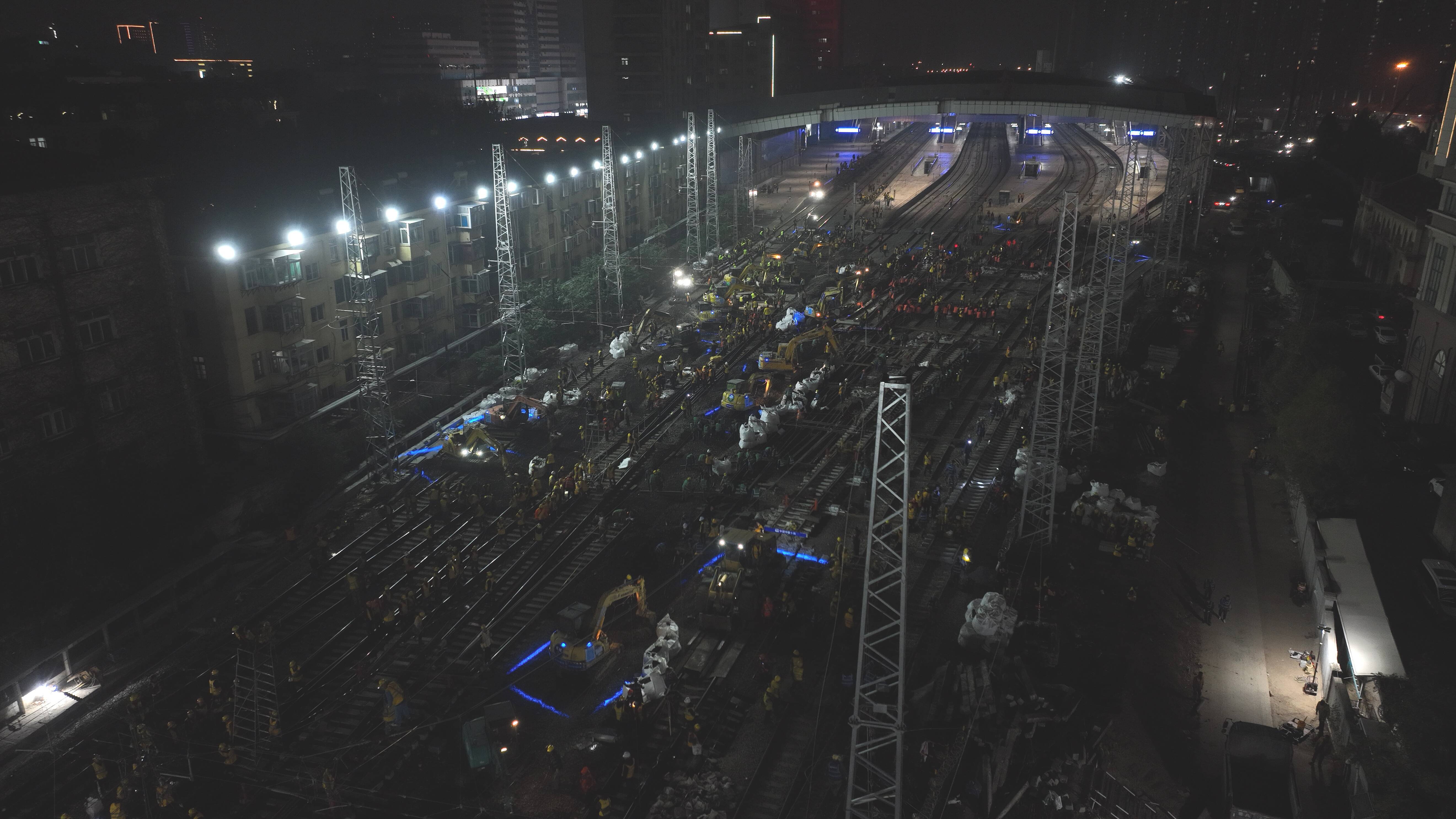济郑高铁正式引入！济南火车站十年来最大规模站场改造顺利完成