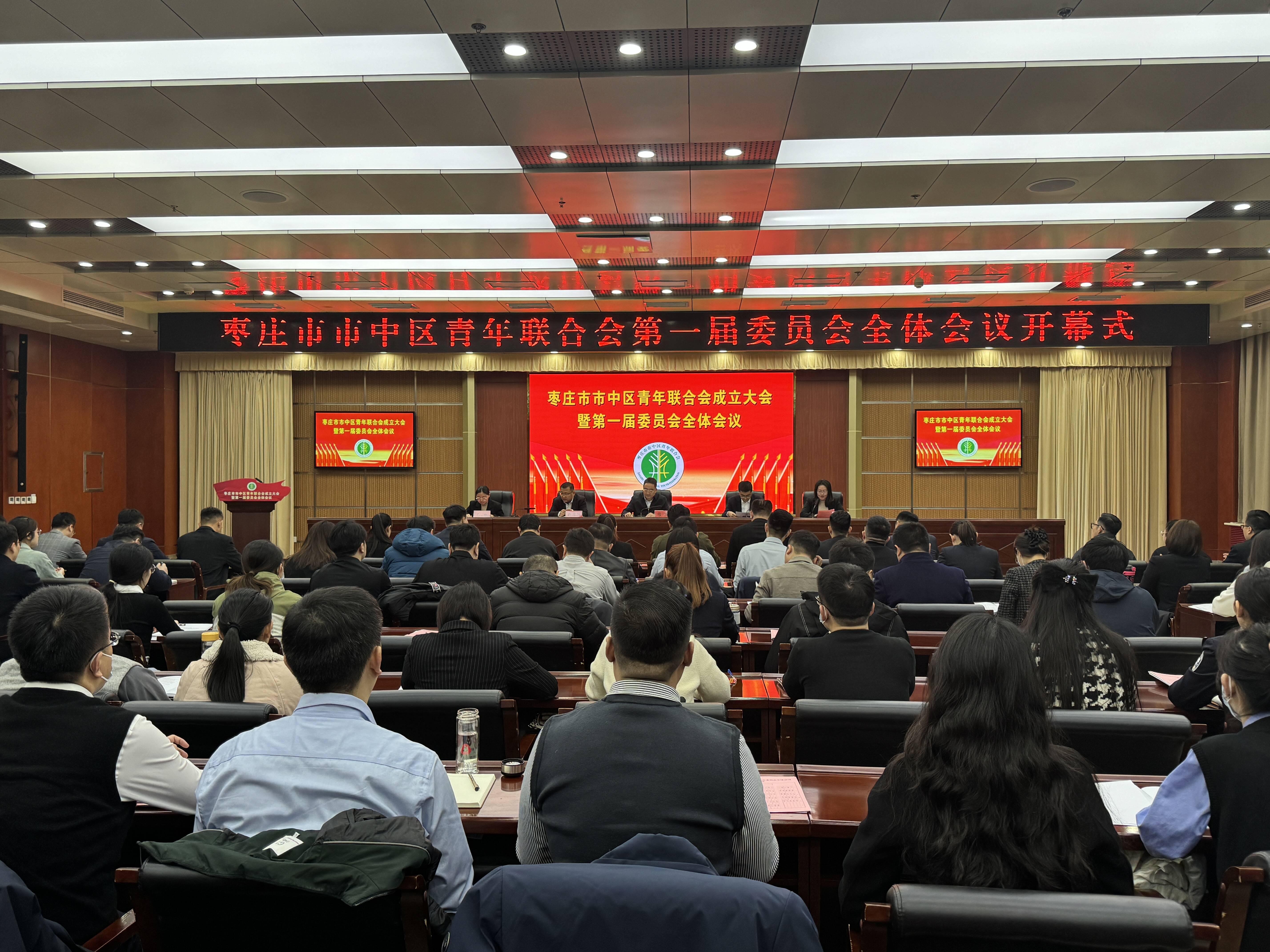 枣庄市市中区青年联合会成立大会暨第一届委员会全体会议召开