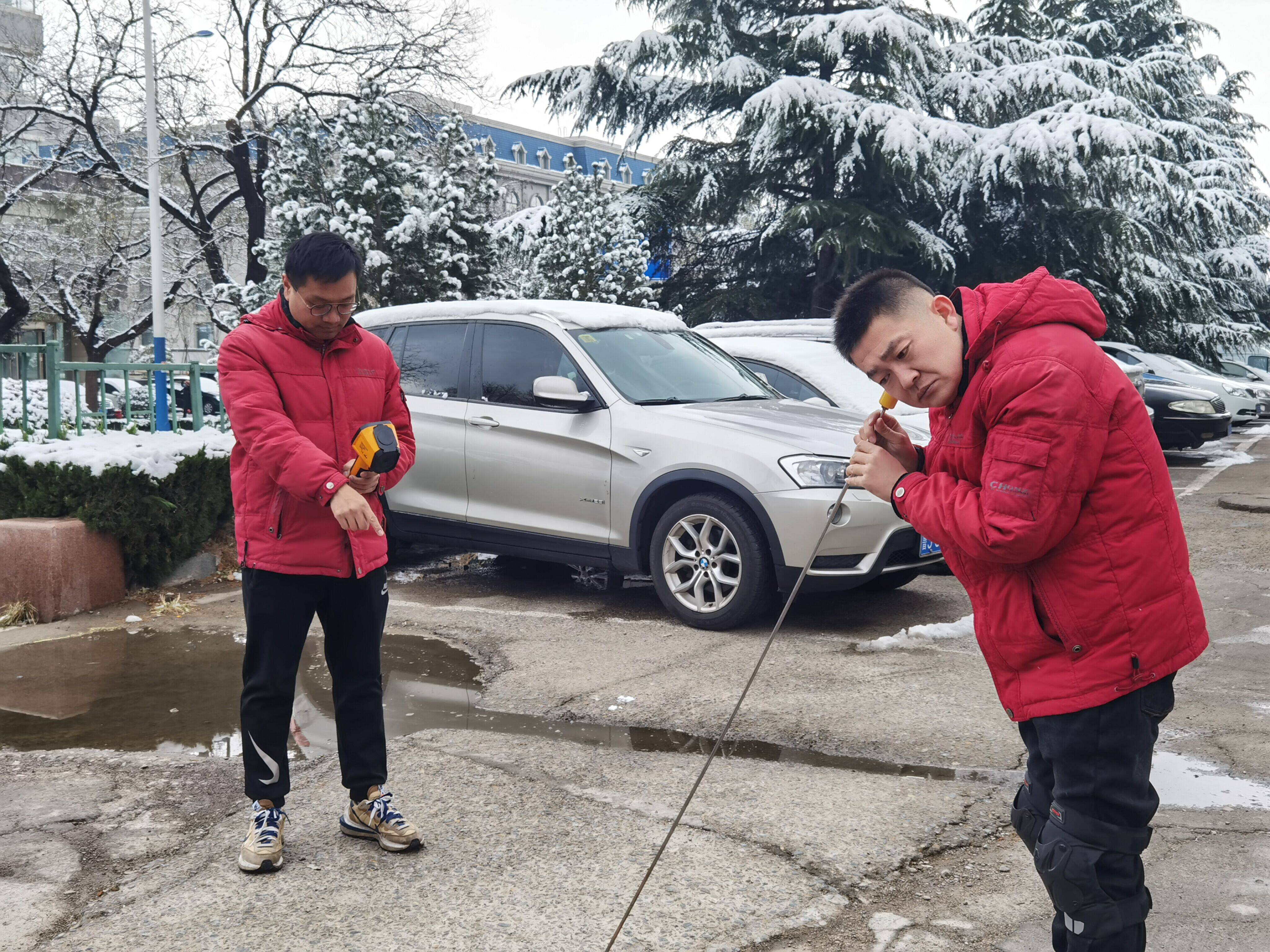 迎战寒潮雨雪天气 泰山热力人确保供热平稳运行