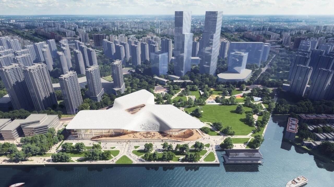 “后海”新地标！6.9万平方米的“海景”文化体育中心概念性设计方案定了