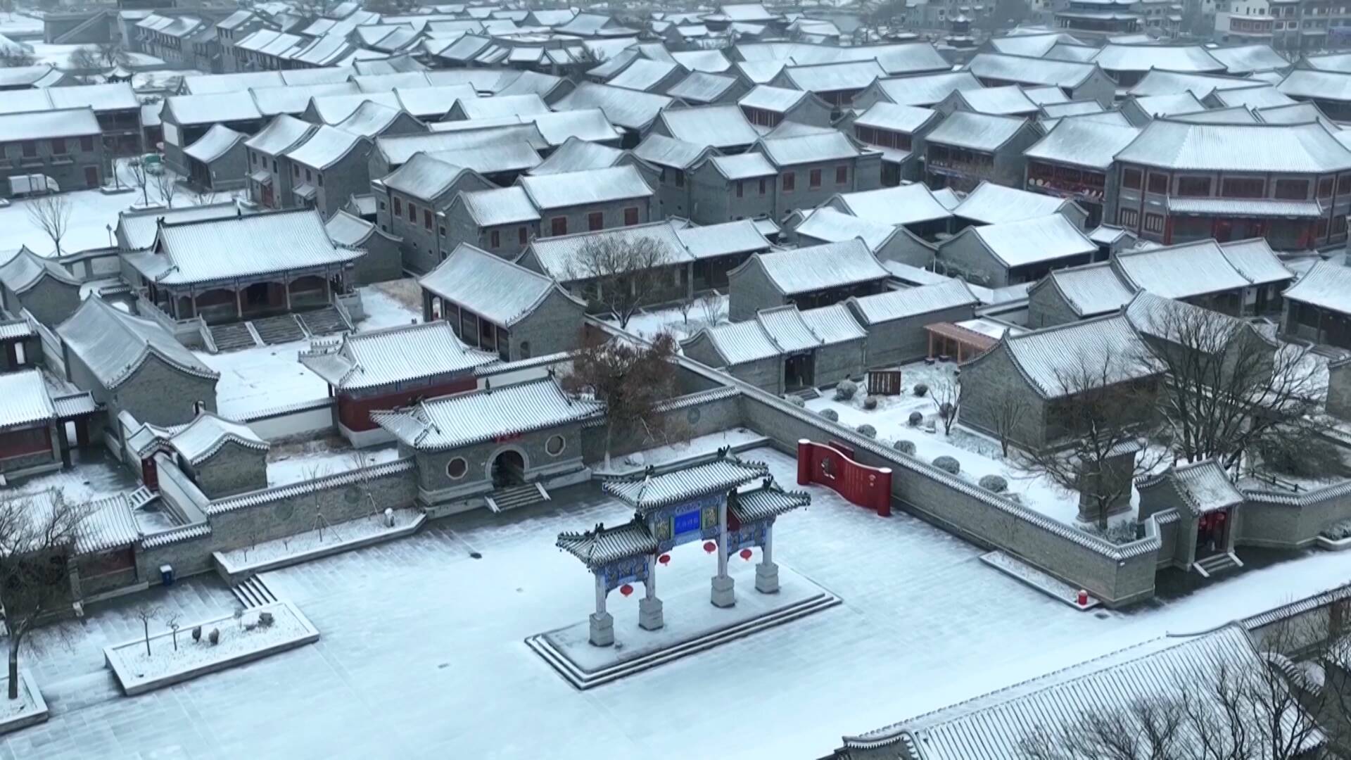 山東多地披銀裝 瑞雪兆豐年