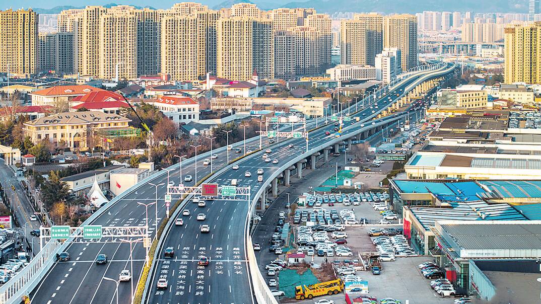 区域内快速路网建成率达73.6%！青岛东岸城区两年“长出”近28公里快速路