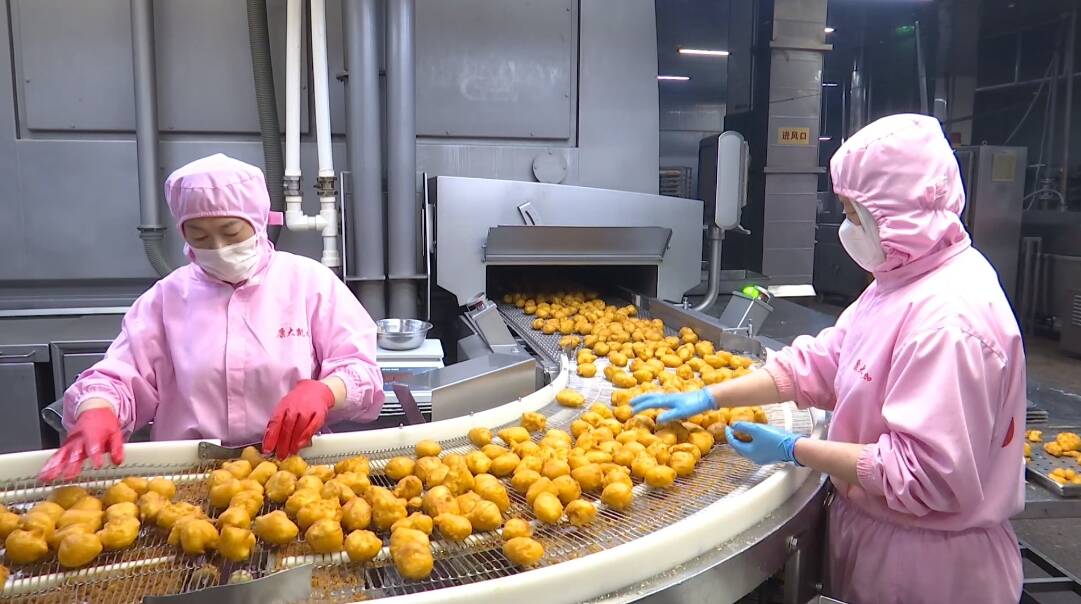 潍坊高密：龙头企业开足马力 确保节日市场稳产保供