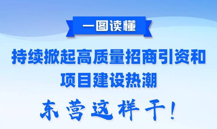 一图读懂｜持续掀起高质量招商引资和项目建设热潮，东营这样干！