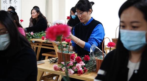 潍坊昌乐：“巾帼”竞相展风采 节日打开方式多种多样