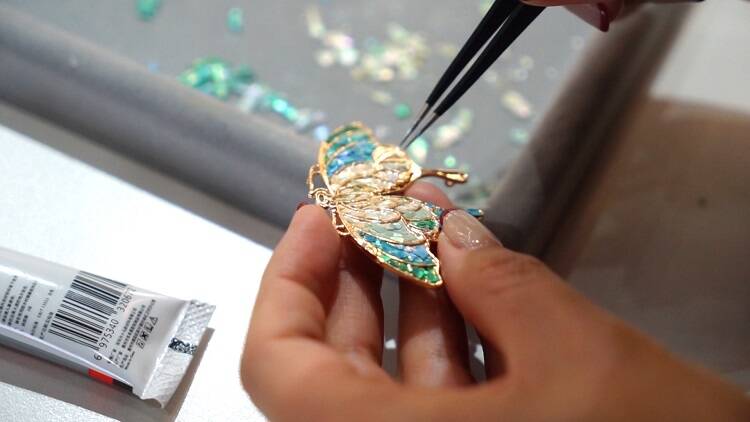 龙口体验非遗螺钿镶嵌感受千年古韵