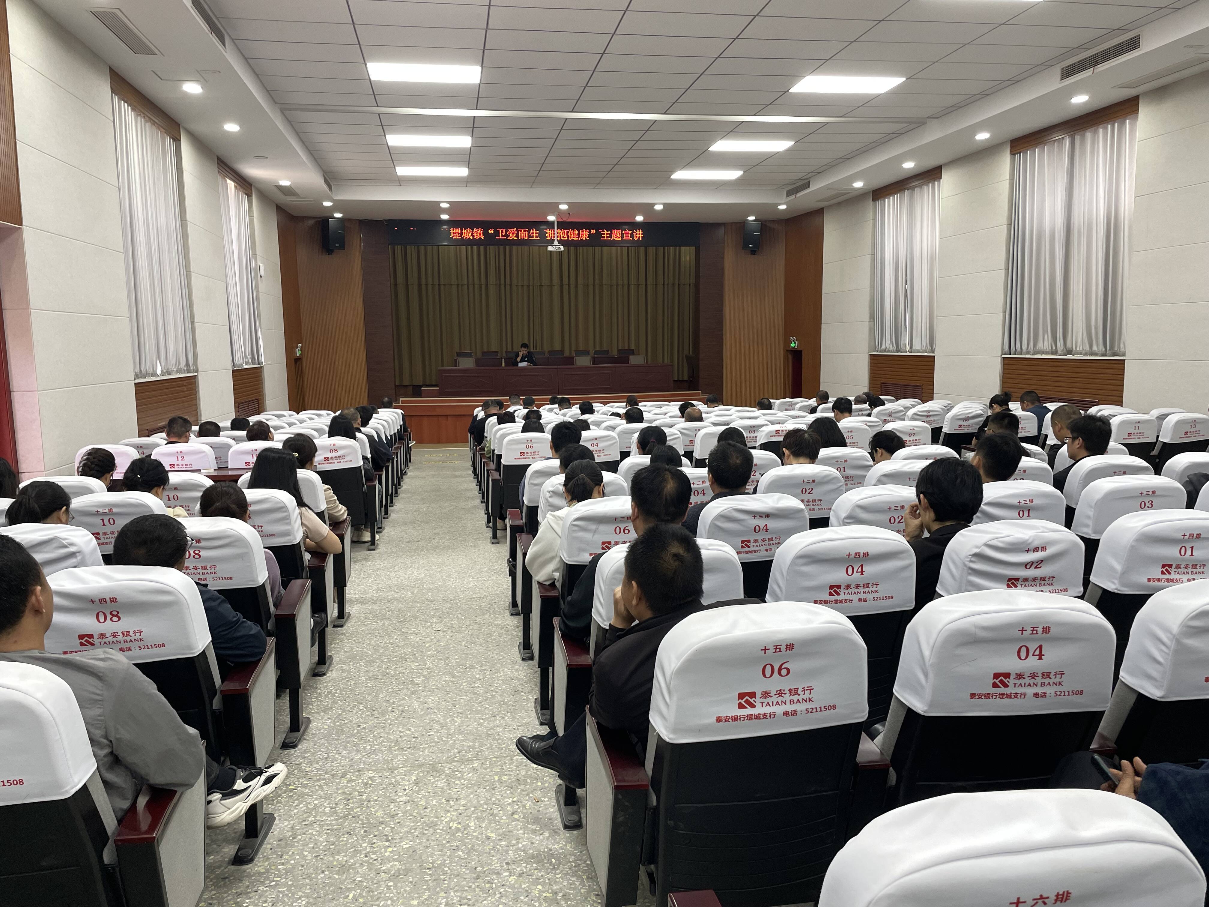 宁阳县堽城镇开展"卫爱而生 拥抱健康"主题宣讲