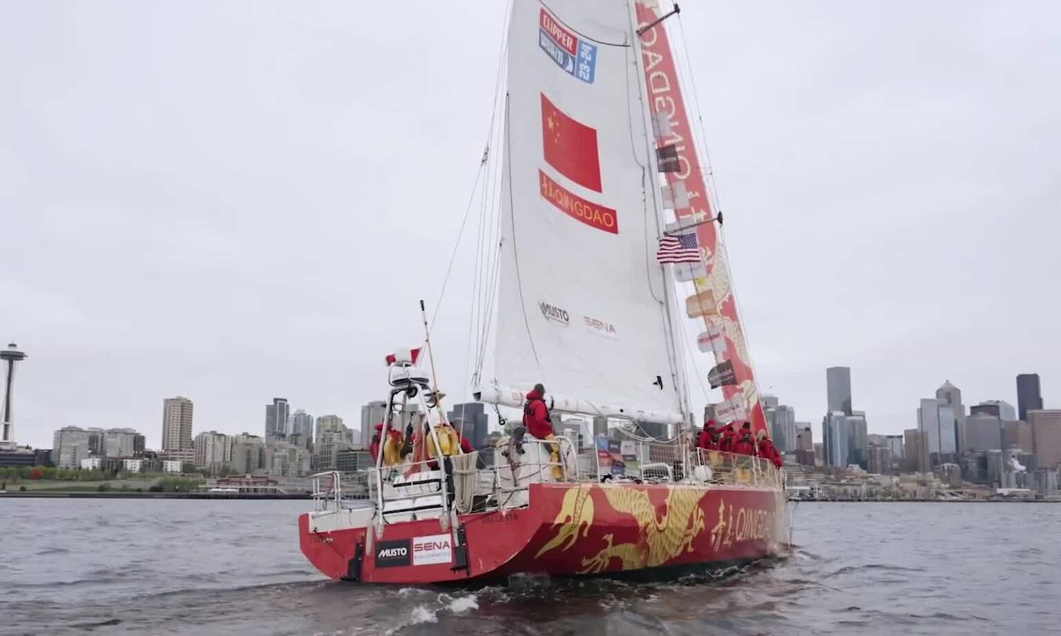 Qingdao Yacht Arrives in Seattle Securing the Second Position in Race 10