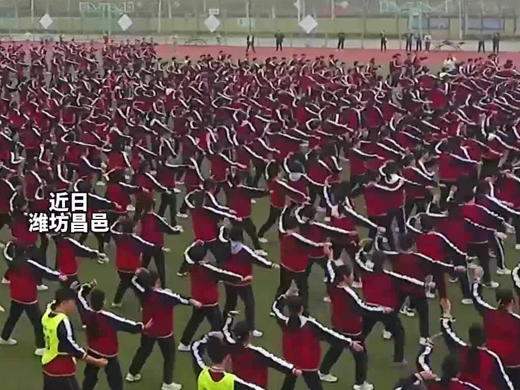 潍坊昌邑：不做广播体操改练“五步拳” 这所学校人人都是“武林高手”
