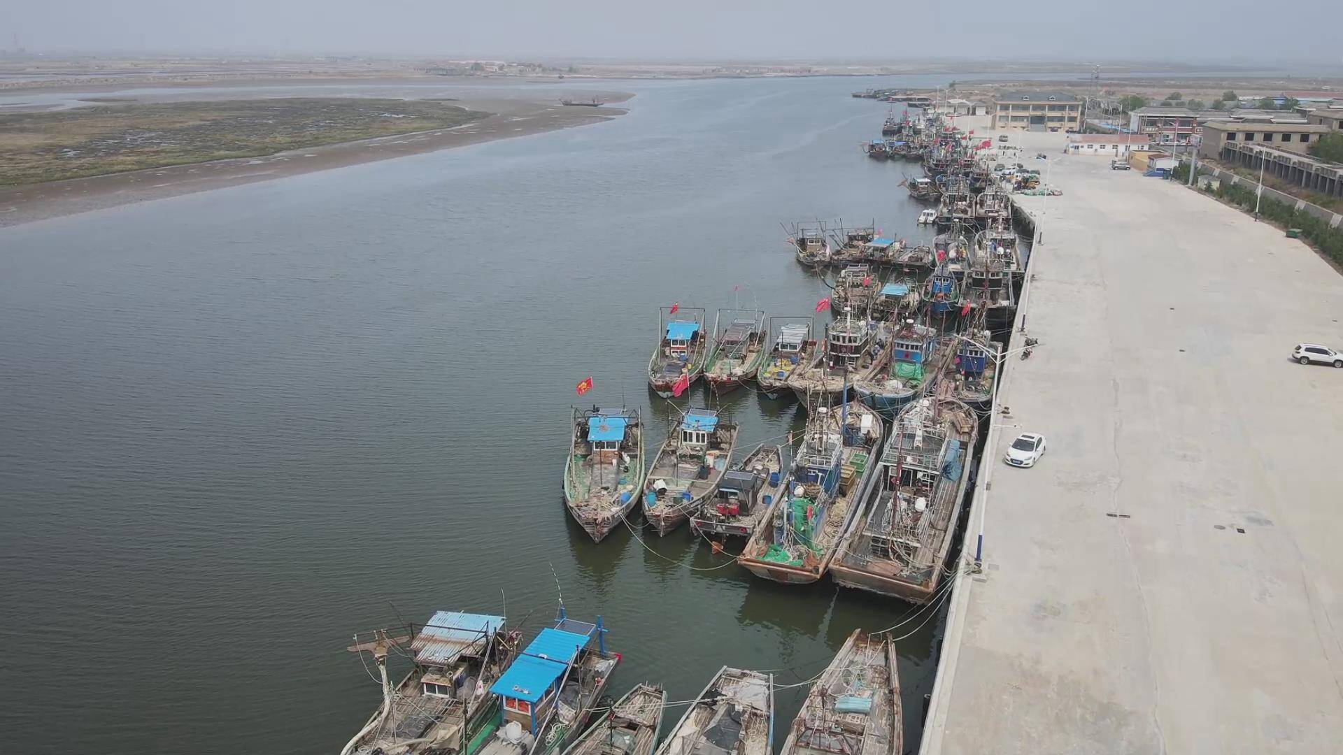 潍坊昌邑：伏季休渔将至 205艘渔船陆续返港