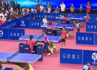 第十一届乒乓球俱乐部联盟联赛在威海南海新区举行