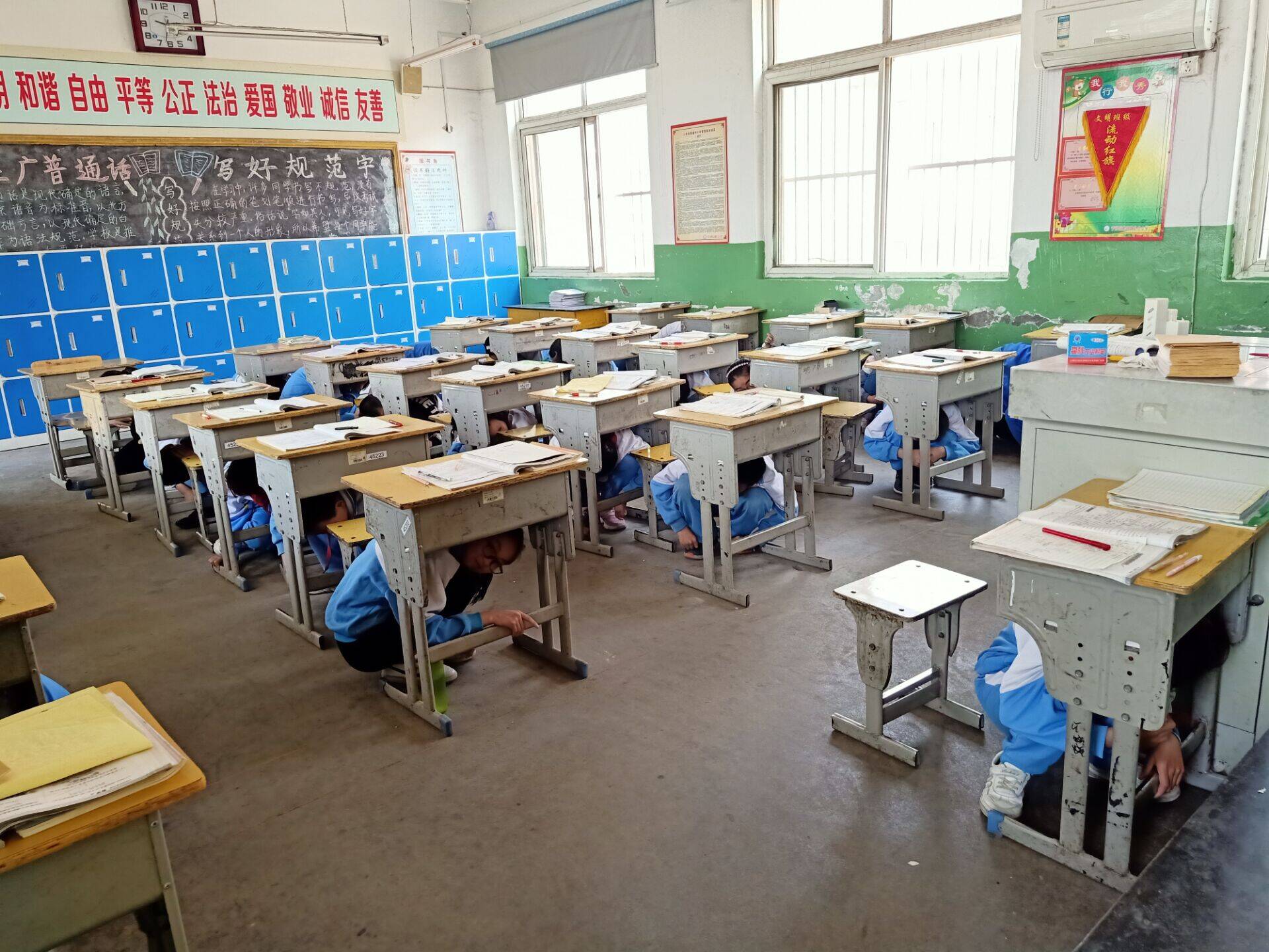 泰安市宁阳县鹤山镇赵庄小学:人人讲安全,个个会应急
