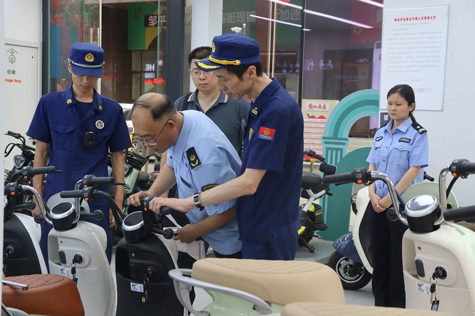 鄒平：多部門深入電動自行車銷售門店開展專項檢查