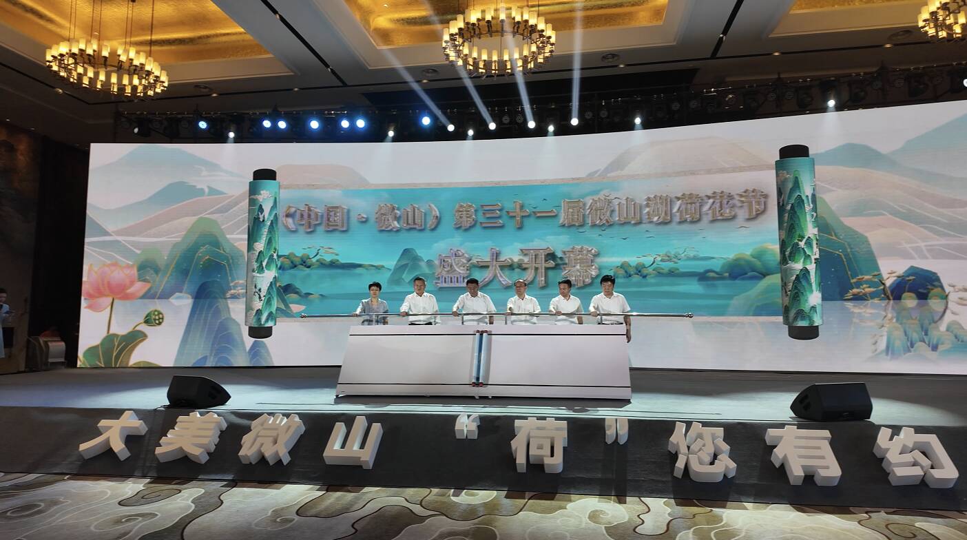 六年（中国·微山）第三十一届微山湖荷花节开幕