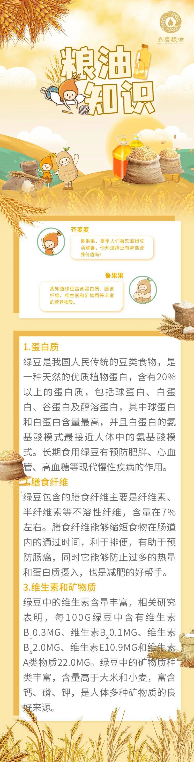 粮油知识|绿豆有哪些营养价值?