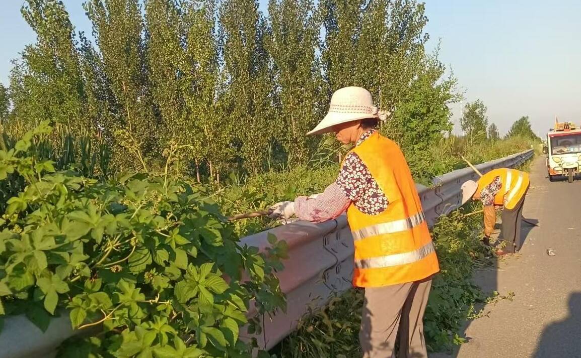 庆云公路分中心：开展秋季绿化养护工作 提升路域通行环境