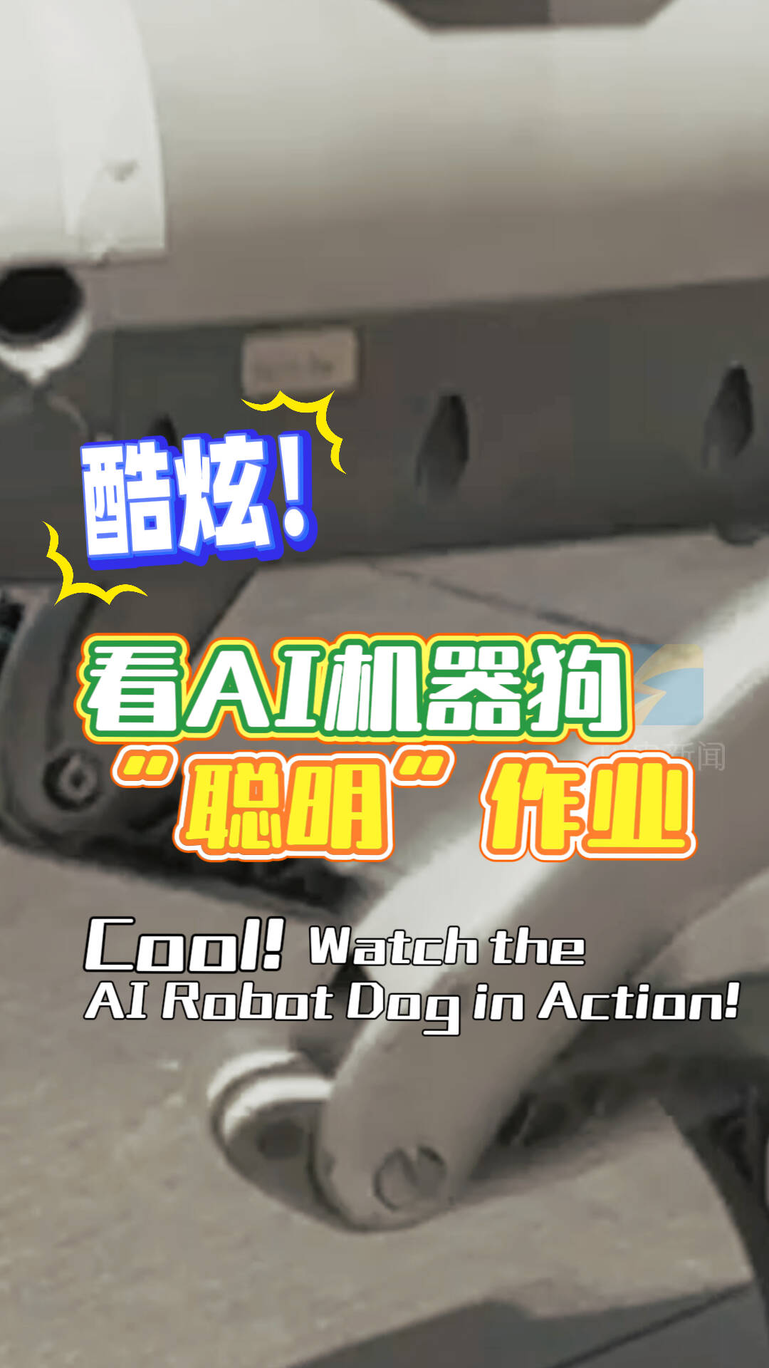 Cool! Watch the AI Robot Dog in Action!