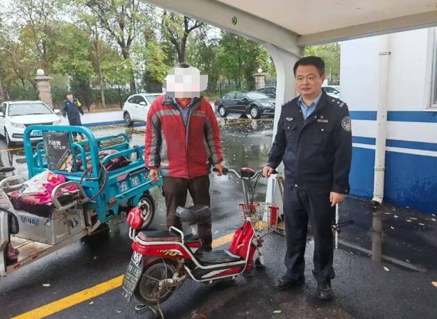 濱州經開公安幫群眾找回丟失電動車