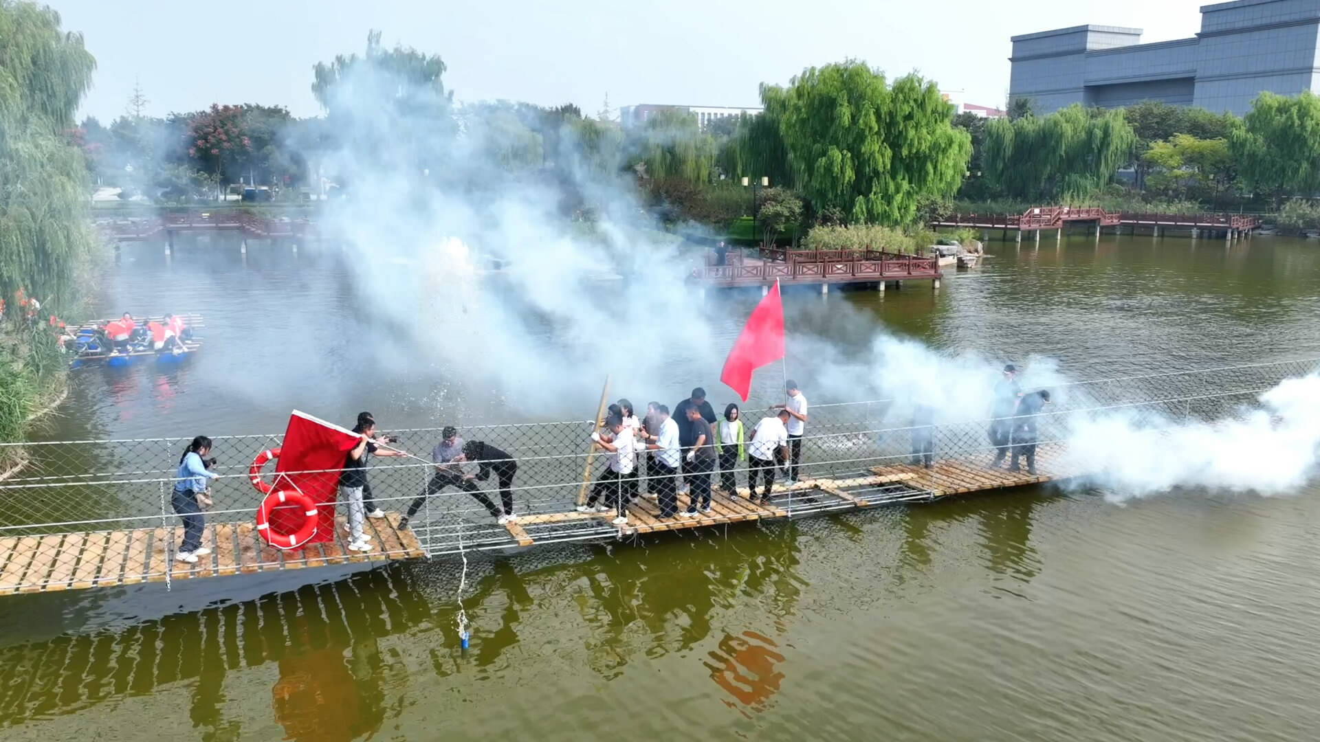 一次团建拉满全部技能点 临沂革命老区超硬核团建唤醒红色基因