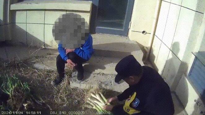 濱州：順手牽蔥 當日被民警查獲