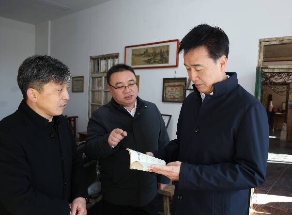 李春田到陽信縣調研基層聯系點工作和重點項目建設情況