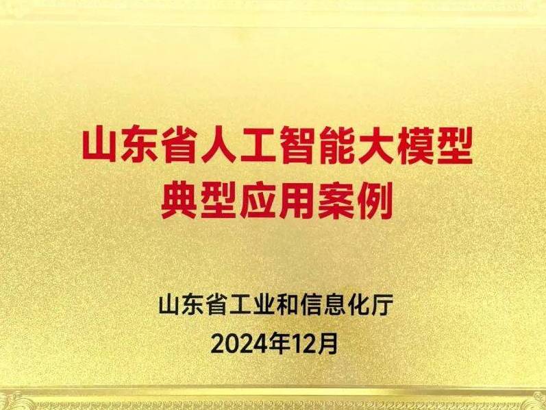 喜报！德州审计行业大模型入选山东省人工智能大模型典型应用案例