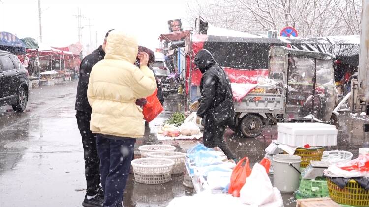 龙口市：市民冬日赶大集 收获满满“鲜味”