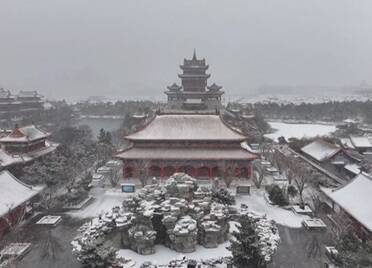烟台市蓬莱区迎来2025年首场降雪