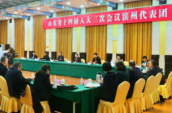 山東省十四屆人大三次會議濱州代表團(tuán)成立