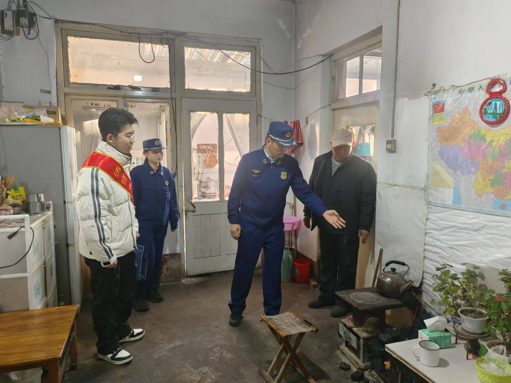 惠民：開展消防宣傳“敲門入戶”進(jìn)家庭活動 筑牢消防安全堅(jiān)固防線
