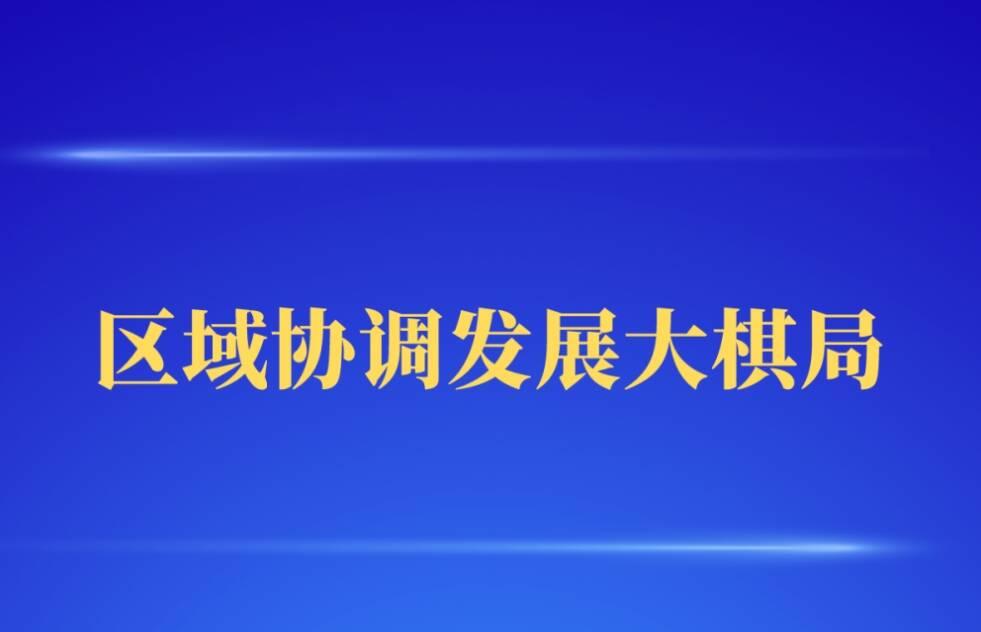 第一觀察｜區(qū)域協(xié)調(diào)發(fā)展大棋局